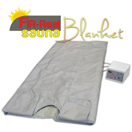 FIR-Real Far Infrared (FIR) Sauna Blanket w/ 3 Zone Digital Controller 
